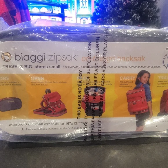 Biaggi Zipsack On The Go Backpack - Picture 8 of 11